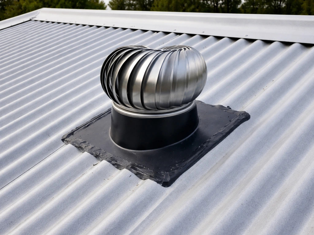 How to Install a Whirly Bird on a Tin Roof Step by Step